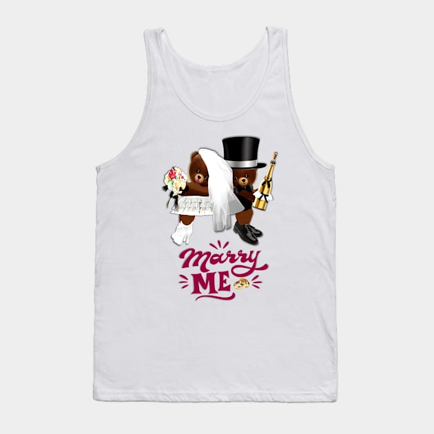 Marriage Proposal Tank Top by KC Morcom aka KCM Gems n Bling aka KCM Inspirations